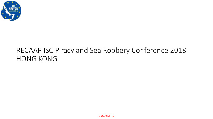 recaap isc piracy and sea robbery conference 2018 hong