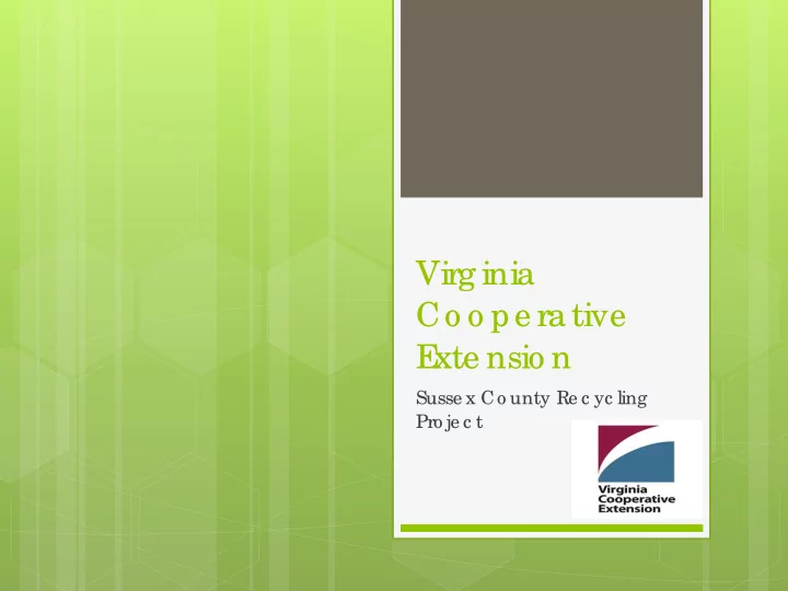 virg inia co o pe ra tive e xte nsio n