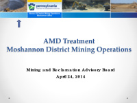 amd treatment moshannon district mining operations