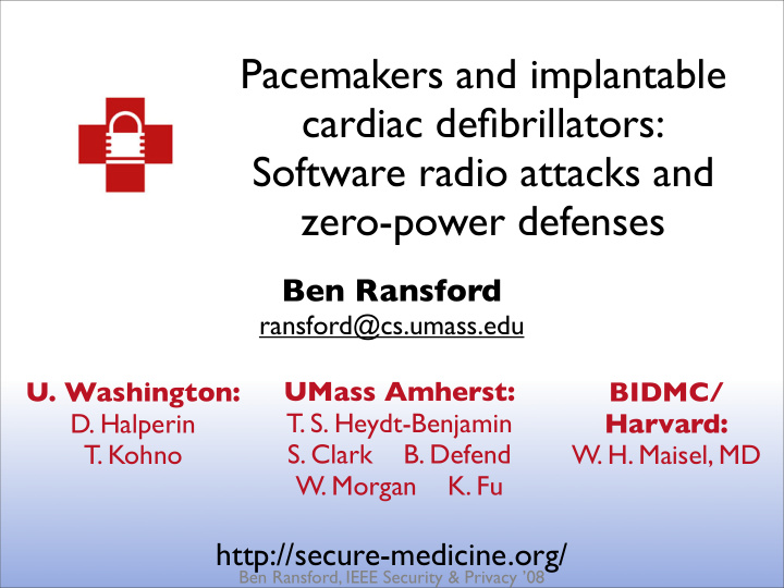 pacemakers and implantable cardiac defibrillators