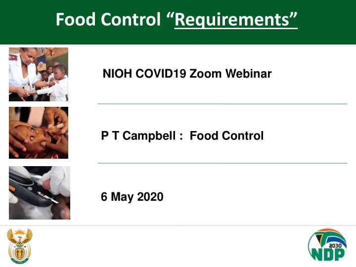 food control requirements