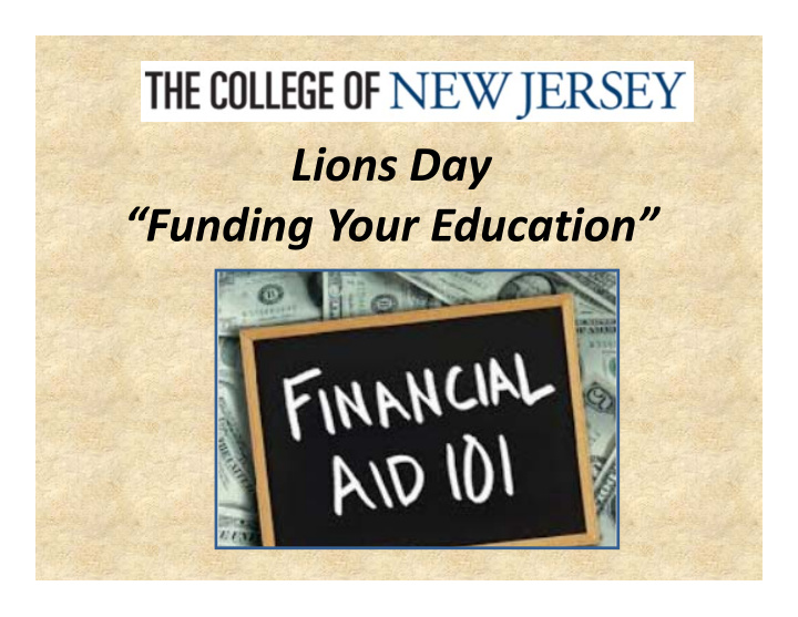 lions day funding your education federal pell grant