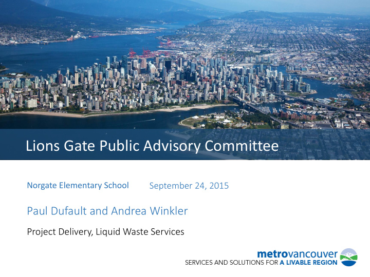 lions gate public advisory committee