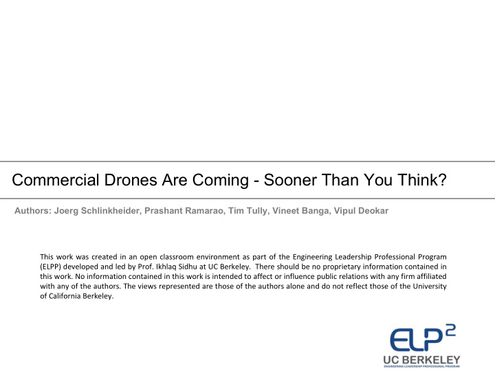 commercial drones are coming sooner than you think