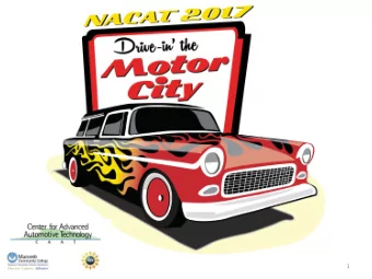 1  NACAT 2017 Greater Detroit Area  2  NACAT 2017 Greater Detroit Area  Detroit is the mobility