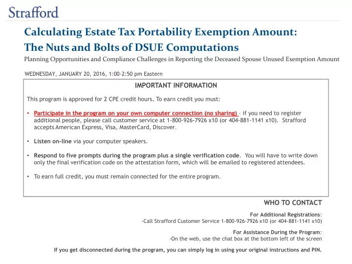 calculating estate tax portability exemption amount