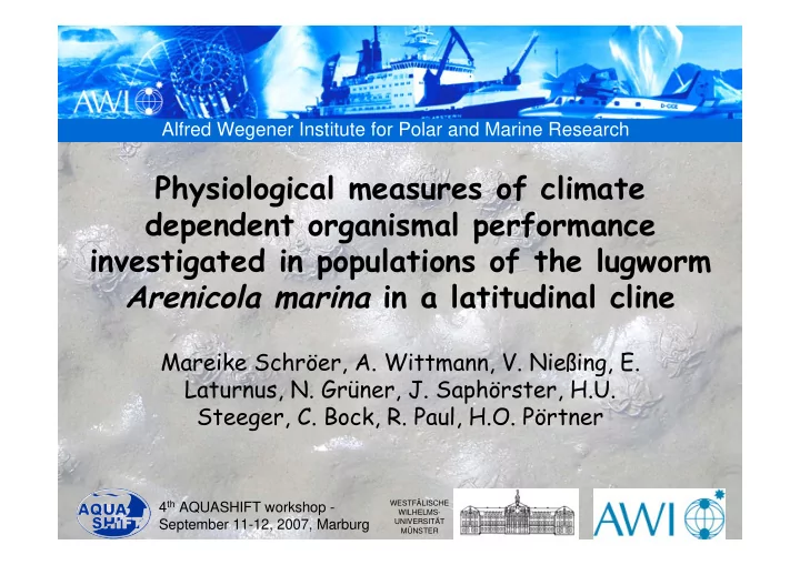 latitudinal seasonal and adaptation acclimatisation