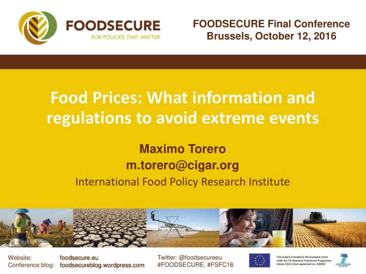 food prices what information and regulations to avoid