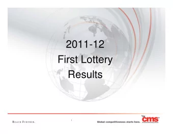 2011 12  2011-12  First Lottery  First Lottery  Results  Results  1   New Student Enrollment