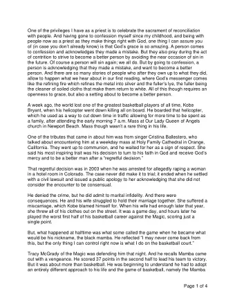 openness to grace, but also a setting about to become a better person.  A week ago, the world lost