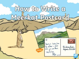 Have You Ever Received a Postcard?  Who  was it  What  from?  picture did  Where had  it have on