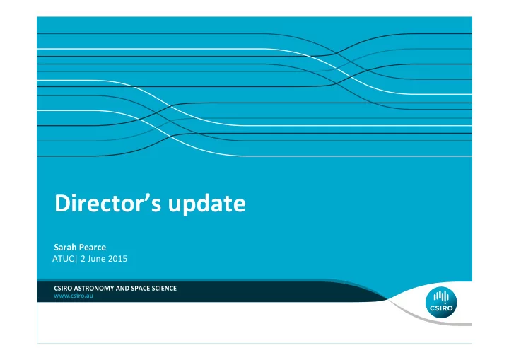 director s update