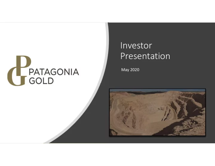 investor presentation