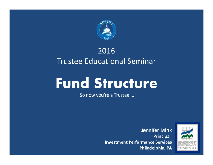 fund structure