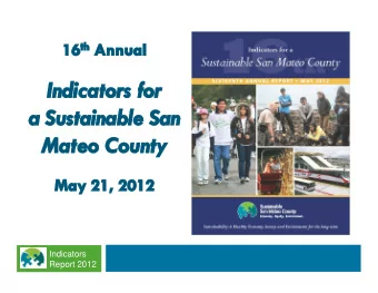 Indicators  Report 2012    SSMC Board of Directors Chair  SSMC Board of