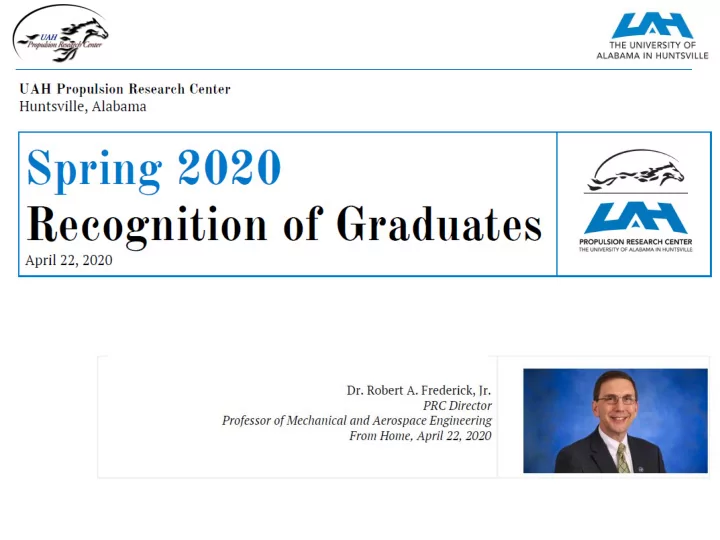 then 2018 now 2020 participants from around
