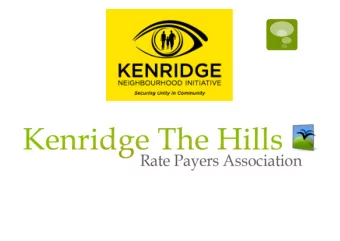 Official  Welcome  Thanks to Kenridge Primary for the venue  Apologies  Wynand Binedell