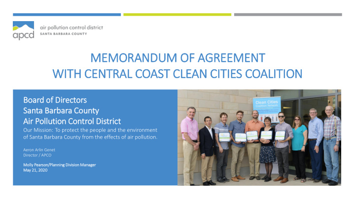 wit ith central coast clean cities coalition