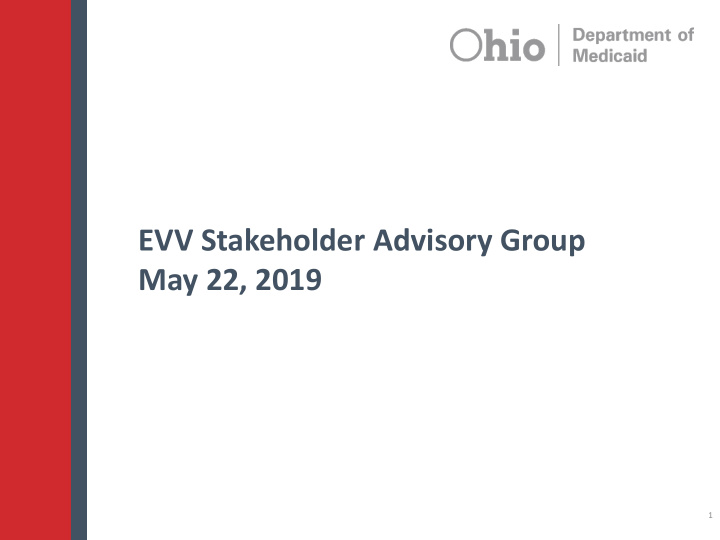 evv stakeholder advisory group may 22 2019