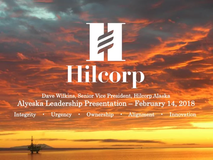 al alyesk ska leadership dership presenta esentation tion