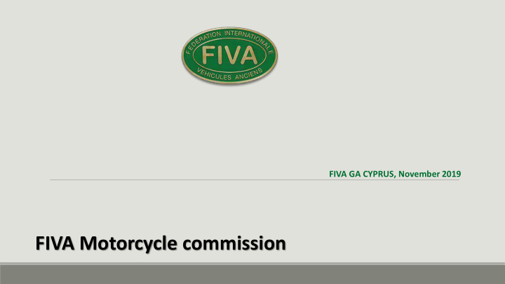 fiva motorcycle commission members motorcycle commission