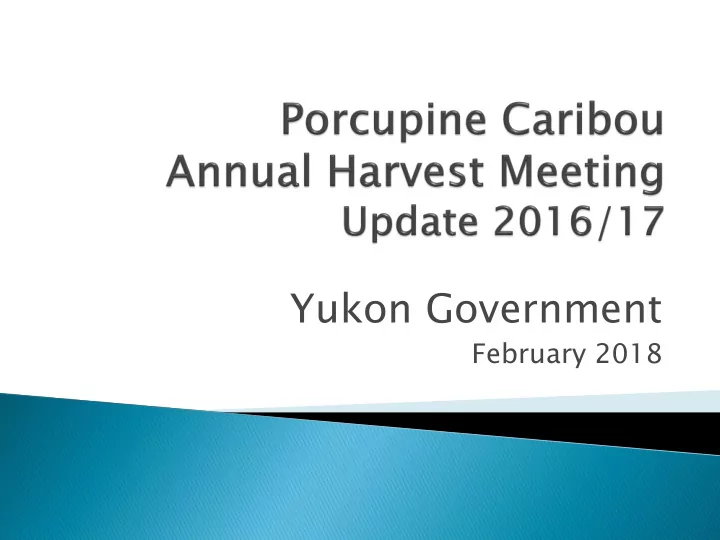 yukon government