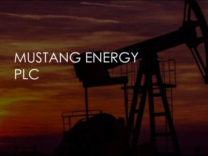 mustang energy plc disclaimer