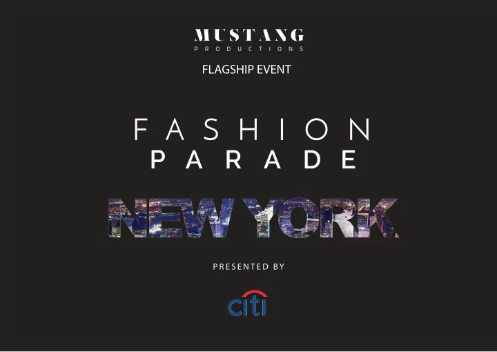 flagship event