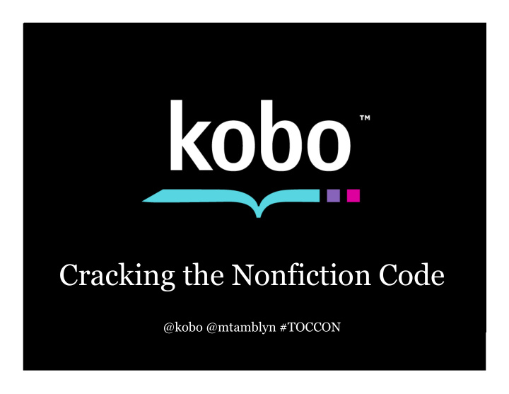 cracking the nonfiction code
