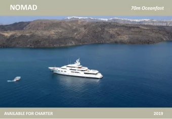 NOMAD  70m Oceanfast  AVAILABLE FOR CHARTER  2019  1  NOMAD  70m Oceanfast  Main Salon  2  NOMAD