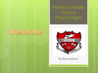 School  Parent Night  By Rene Bellmas Senate Bill 1642  Education Accountability Revisions