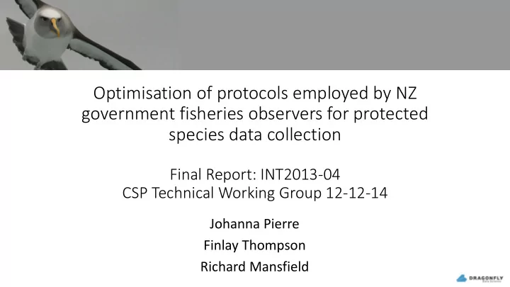 optimisation of protocols employed by nz government