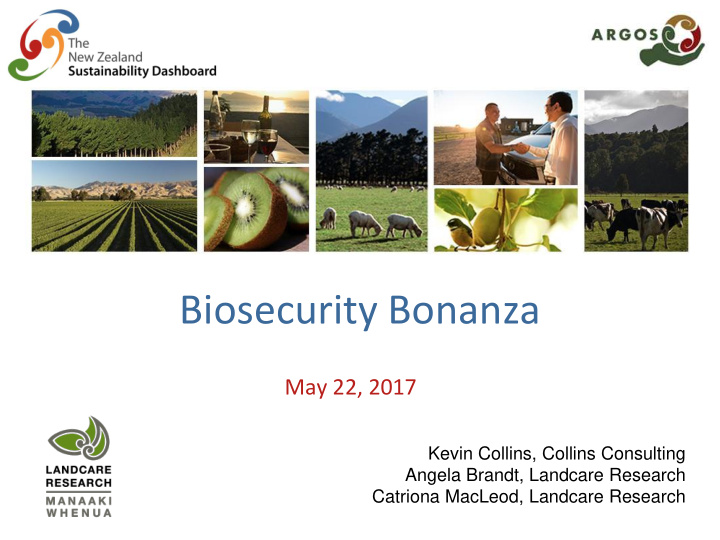 biosecurity bonanza