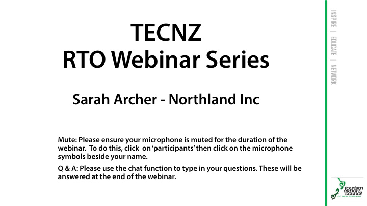 tecnz rto webinar series