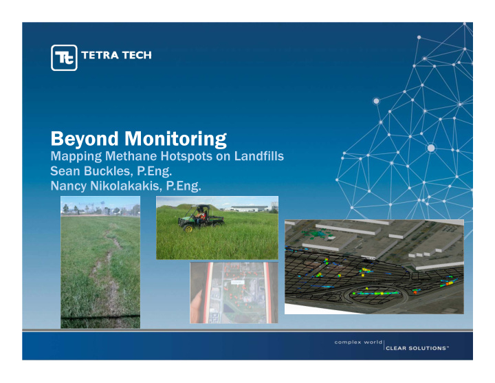 beyond monitoring