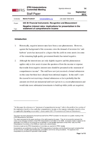 Staff Pa  S per  2  2012  Contact  t(s)  Martin  n Friedhoff  mfriedho  off@ifrs.org  +44 (0  )20