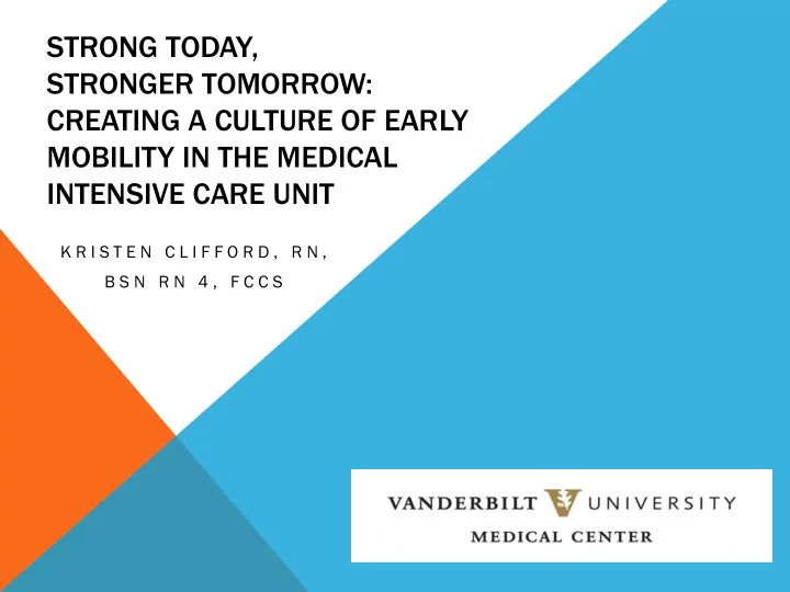 intensive care unit