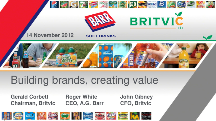 building brands creating value