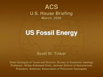 ACS  ACS  ACS  U.S. House Briefing  U.S. House Briefing  U.S. House Briefing  March, 2009  March,