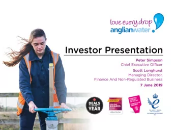 INVESTOR PRESENTATION | 2  INVESTOR PRESENTATION | 3  INVESTOR PRESENTATION | 4  INVESTOR