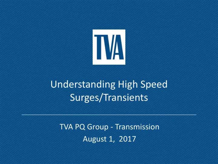 understanding high speed