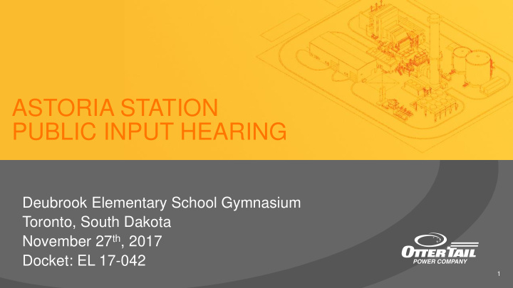 public input hearing