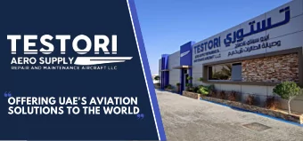 OFFERING UAE'S AVIATION  SOLUTIONS TO THE WORLD  ABOUT THE COMPANY  TESTORI AERO SUPPLY REPAIR