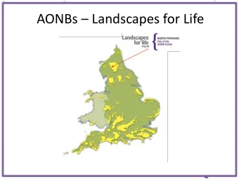 AONBs  Landscapes for Life  The North Pennines  Dramatic landscapes  Outstanding birdlife