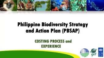 Ph  Phil  ilip  ippi  pine  ne Bi  Biod  odiv  iver  ersity  sity St  Strate  rategy  gy  an  and