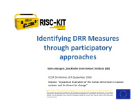 identifying drr measures through participatory approaches