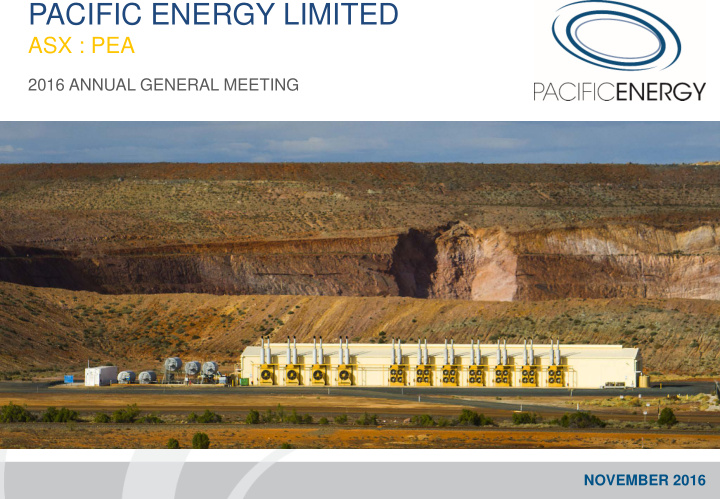 pacific energy limited