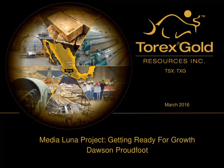 media luna project getting ready for growth