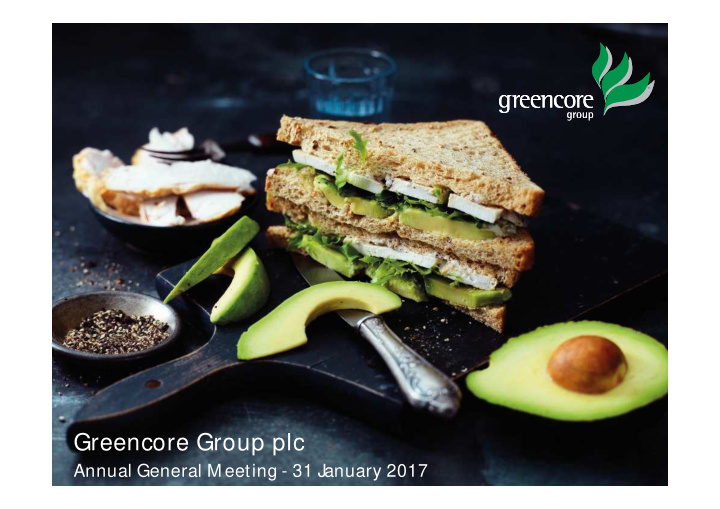 greencore group plc