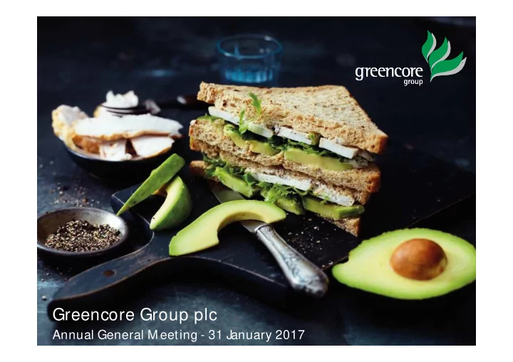 greencore group plc
